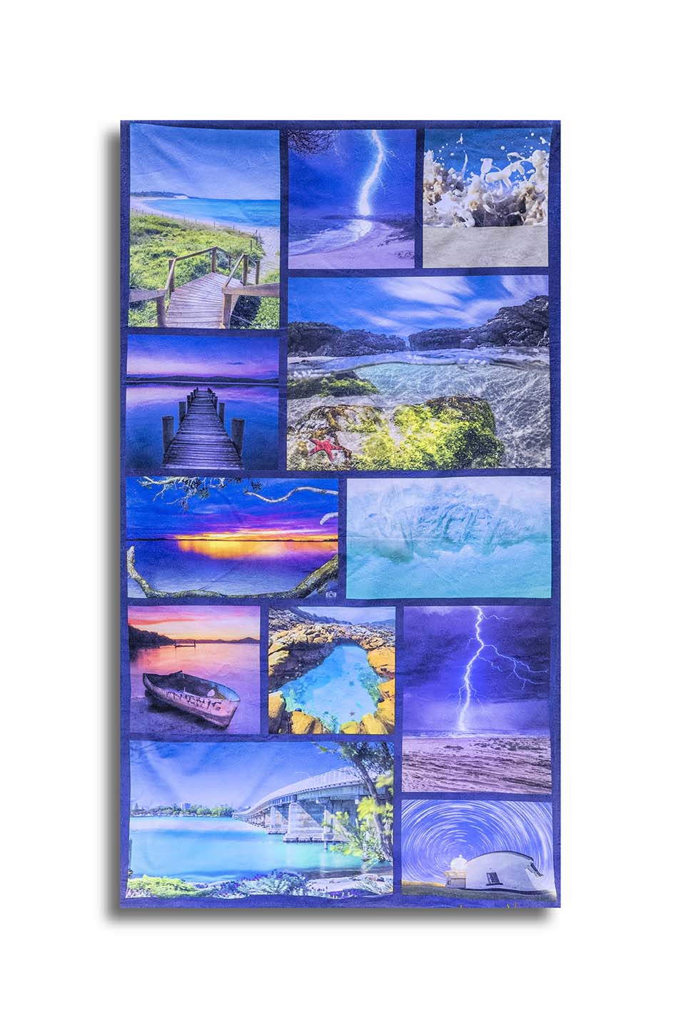 Beach Towel - Photo Collage