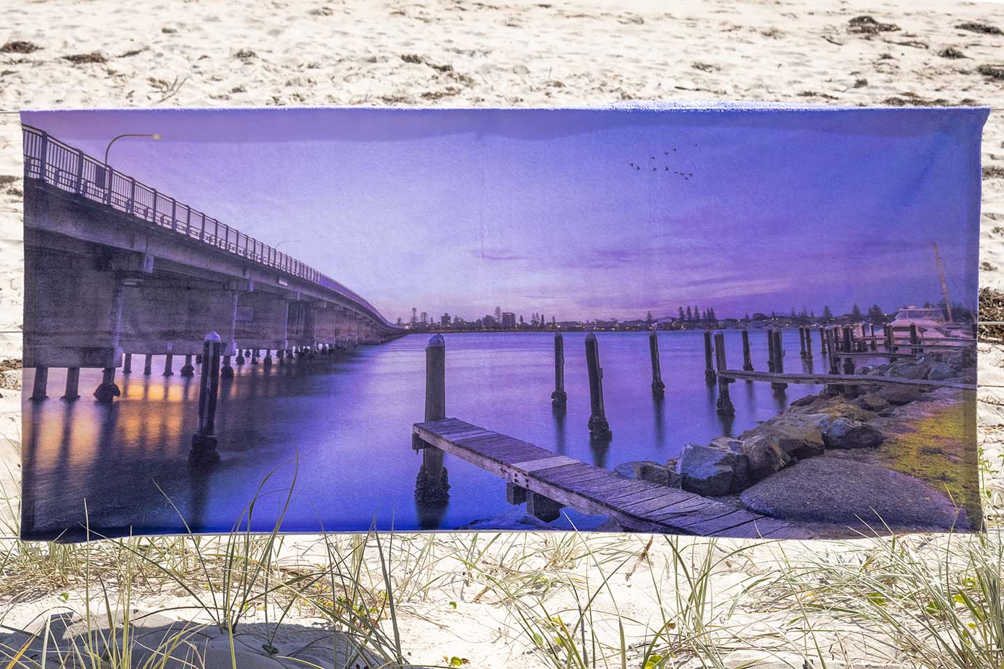 Beach Towel - Forster Tuncurry Bridge