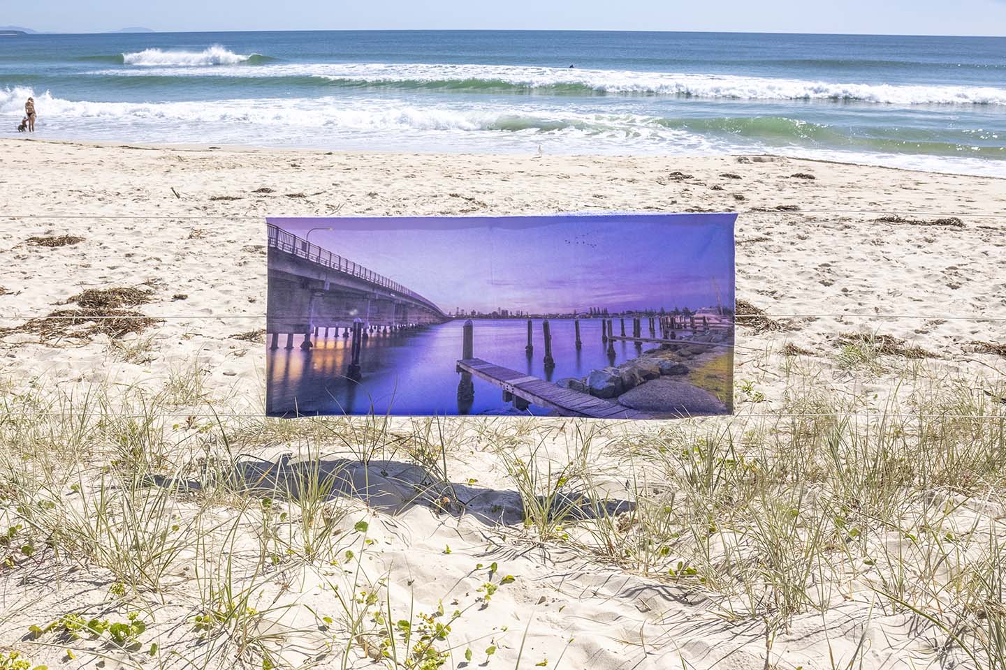 Beach Towel - Forster Tuncurry Bridge